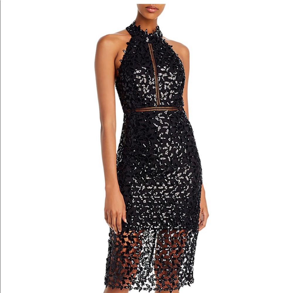 Bardot Sequin Lace Dress